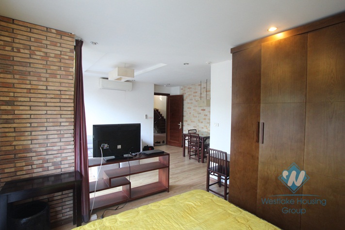 Bright apartment for rent in Dang Thai Mai st, fully furnished.